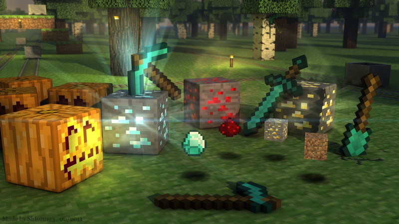 1080P, PC gaming, sandbox game, Minecraft, video games