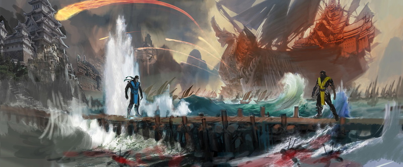 video games, 2K, Mortal Kombat, artwork