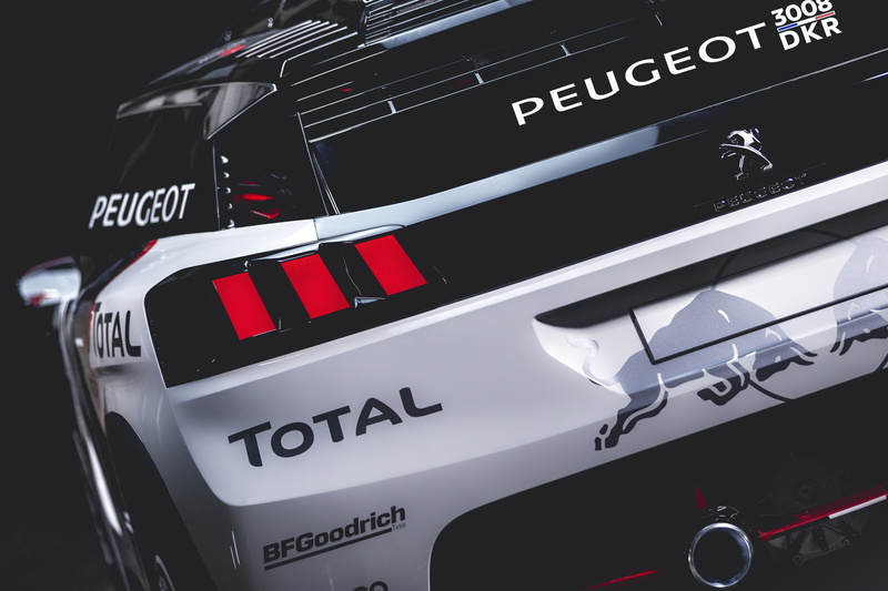 Dakar, SUV, Sport, Peugeot 3008 DKR, Total, Machine, 3008, DKR, Red Bull, Rally, 5K, Peugeot, The trunk