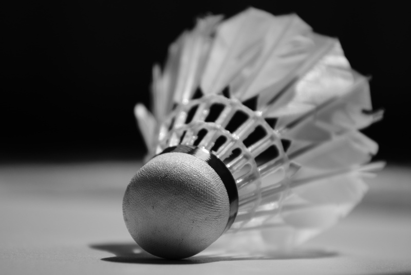 Badminton, feathers, plastic, 4K