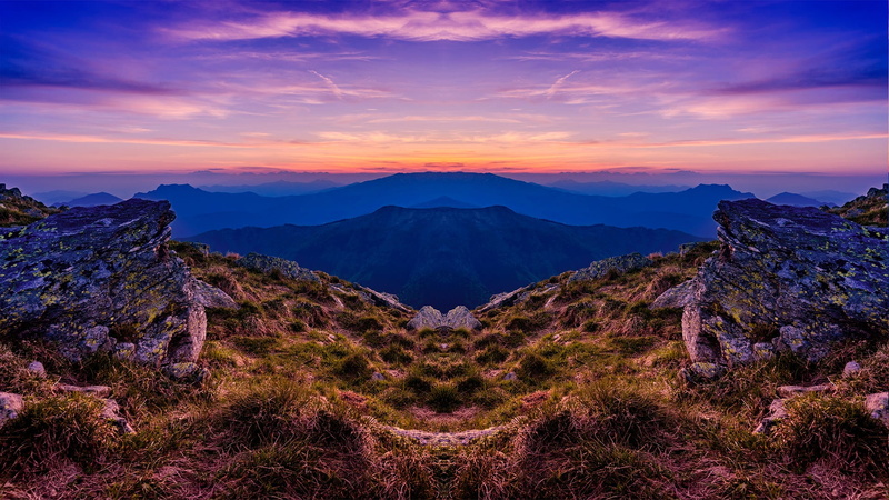 tranquility, mountain range, solid, 1080P, bfc music, beauty in nature, no people, outdoors, Relaxing, tranquil scene, sky, scenics, bufonic music, mountain