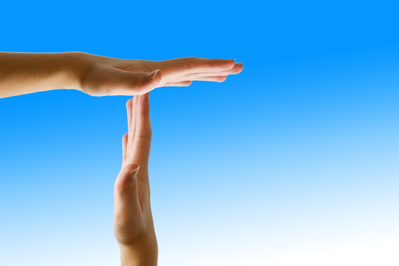 sky, blue, clock, human arm, love, person, human hand, pin, distance, human limb, sport, relaxation, hand raised, hands, limb, human body part, break, morning