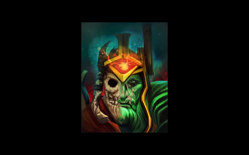 creativity, spirituality, human representation, frame, religion, close-up, craft, emotion, copy space, untitled, Wraith King, male likeness, Dota 2, video games