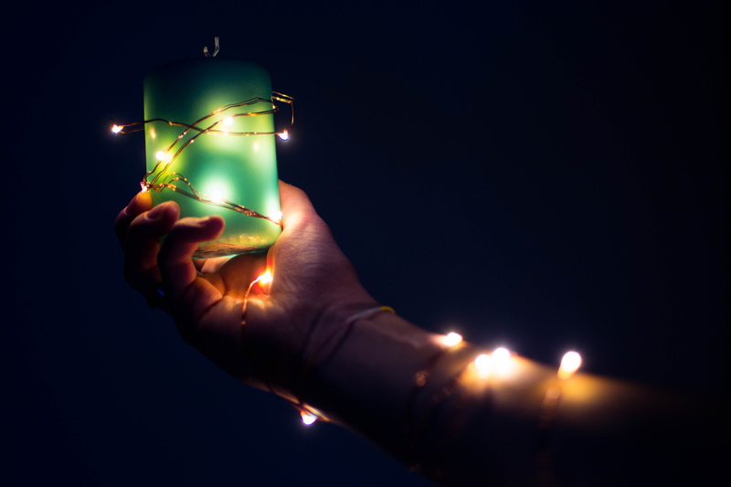 arm, projection, limb, adobe, light - natural phenomenon, cop, adult, yellow, christmas, nikon, blue, copy space, candles, human hand, indoors, close-up
