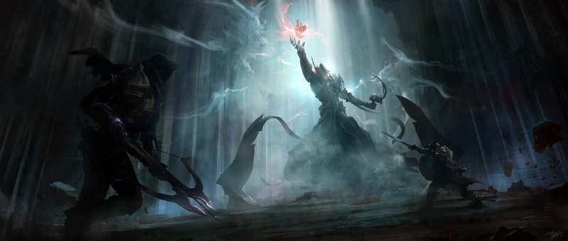 artwork, Diablo III, video games, warrior, Diablo 3: Reaper of Souls, 4K
