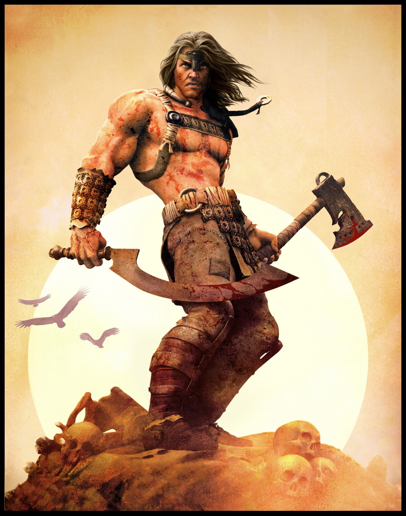 games, video, hd, conan, art, age, Conan the Barbarian, barbarian, 4K, x