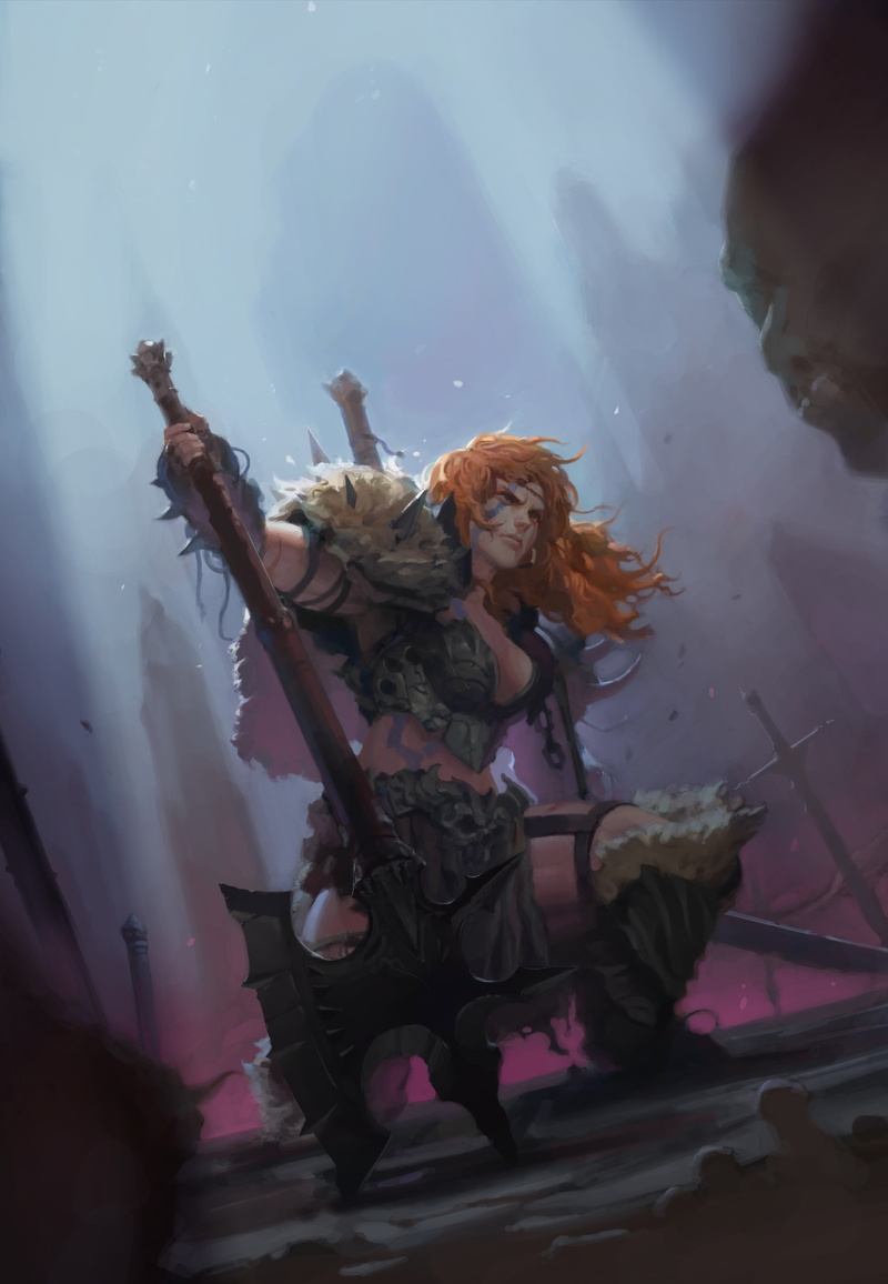illustration, indoors, Barbarian, real people, game, sea, full length, lifestyles, one person, nature, water, character, stage, fantasy art, 5K, clothing