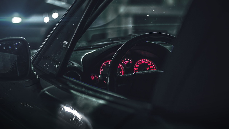 vehicle, vehicle interiors, illuminated, windshield, indoors, speedometer, glass - material, 1080P, motor vehicle, luxury, speed, car interior, land vehicle