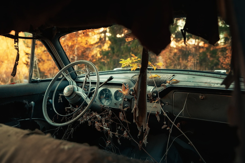 wreck, car interior, vehicle, 1080P, car