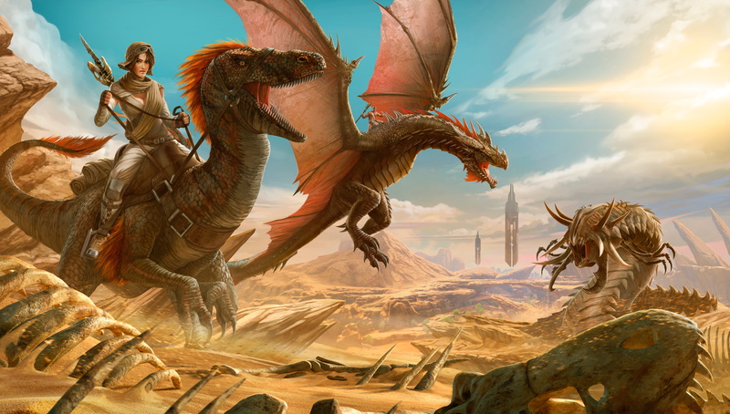 4K, ARK: Survival Evolved, 8K, 8K, ARK: Scorched Earth, worm, DLC, dragon