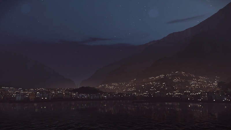 clouds, no people, built structure, night, star - space, scenics - nature, waterfront, nature, floral, moonlight, reflection, city, building exterior, island
