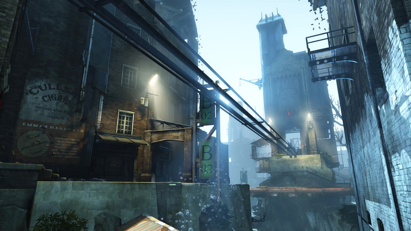 Danuoll, city, Dunwall, the game, the city, street, Dishonored, 2K