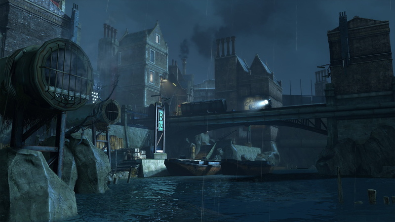 street, Dishonored, bridge, the game, 1080P, the city, Dunwall, city, Danuoll, river