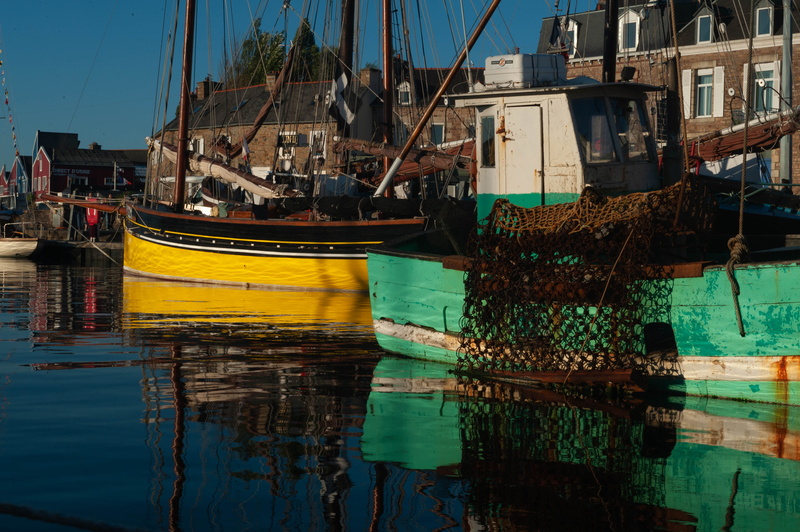 architecture, bretagne, sea, reflections, day, pole, johanna buguet, port, sailboat, boat, outdoors, nautical vessel, reflection, water, fishing industry