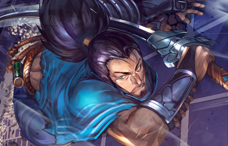 lifestyles, young adult, high angle view, Yasuo (League Of Legends), representation, men, League Of Legends, day, 1080P, young men, people, front view