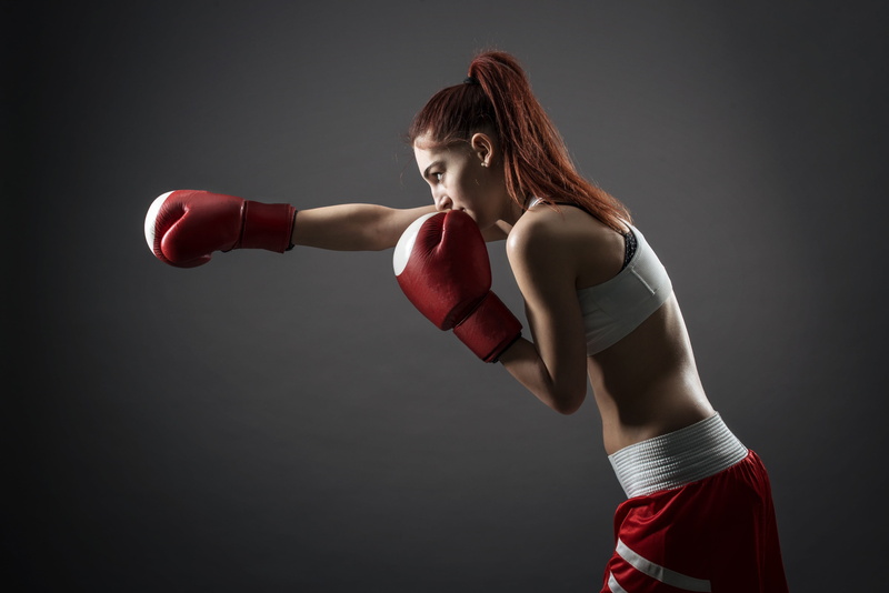 athlete, 4K, ponytail, young women, hairstyle, clothing, women, boxing - sport, exercising, lifestyles, beautiful woman, human arm, red, human body part