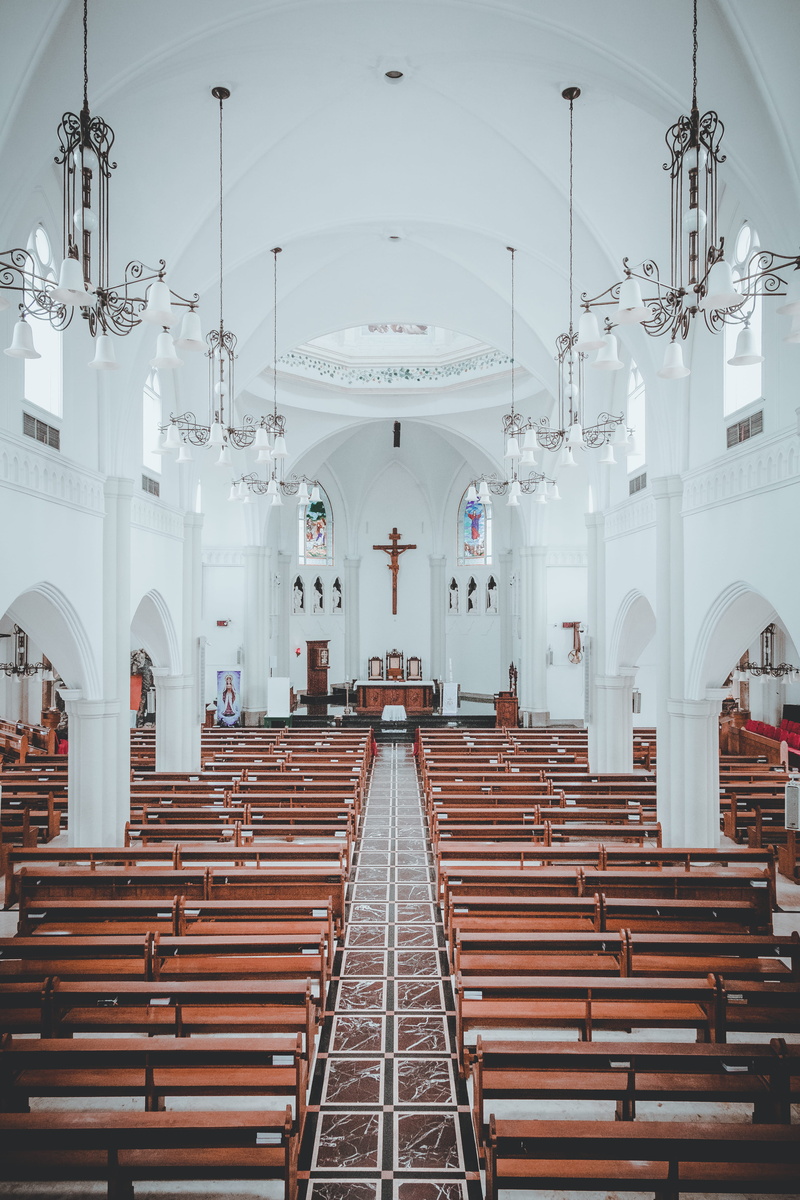colourful, arch, religion, the way forward, place of worship, altar, absence, lighting equipment, cathedral, no people, vertical, indoor, color, wonderful