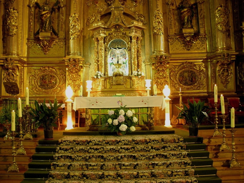 Cathedral, statue, Palencia, sculpture, altar, plants, human representation, built structure, inside, no people, palencia, spain, flowers, ornate, spirituality