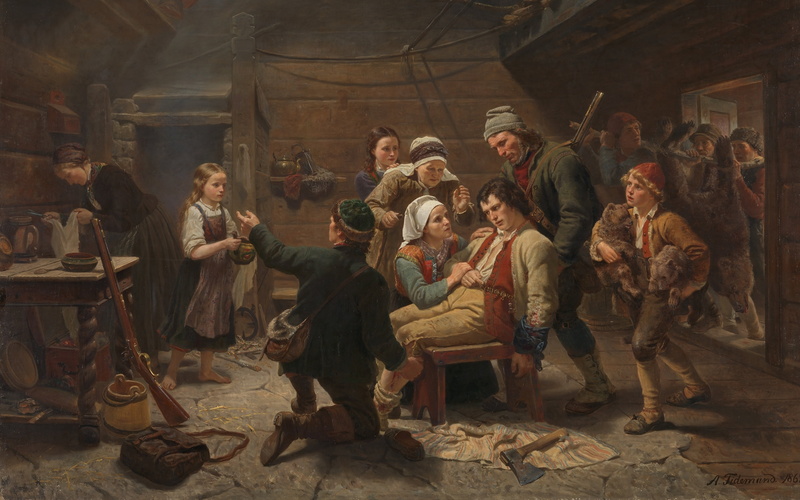 Oslo, Adolph Tidemand, National Museum of Art Architecture and Design, Norwegian romantic nationalism painter, Norwegian artist, 4K, Noveria, Adolf Tidemand