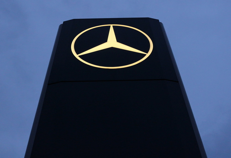 government, 1080P, benz, shape, Mercedes-Benz, symbol, mercedes, mode of transportation, no people, sky, black color, low angle view, signage, night, business