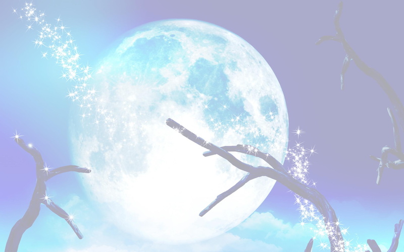 pastel, 3d and abstract, 2K, mystic, moon