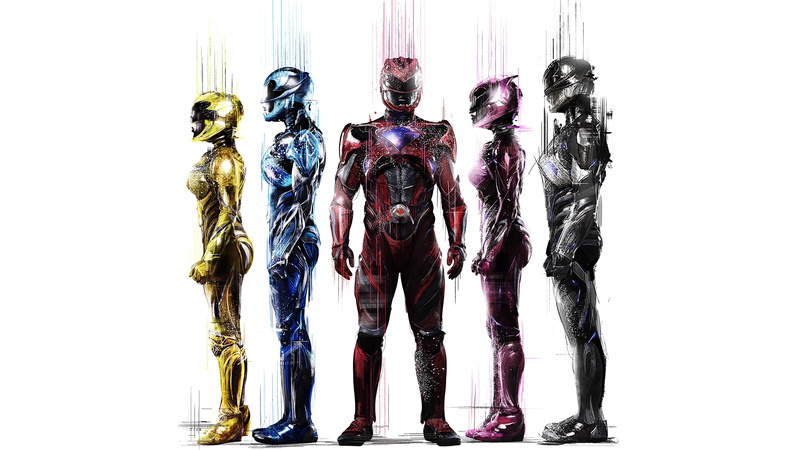 The Blue Ranger, The Red Ranger, The Yellow Ranger, The Black Ranger, Power Rangers, The Pink Ranger, 5K