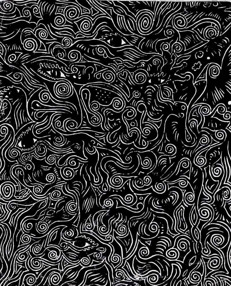 soul, abstract, print, swirl, no people, close-up, arts culture and entertainment, dark, mind, mysterious, psychedelic, design, studio shot, human, black