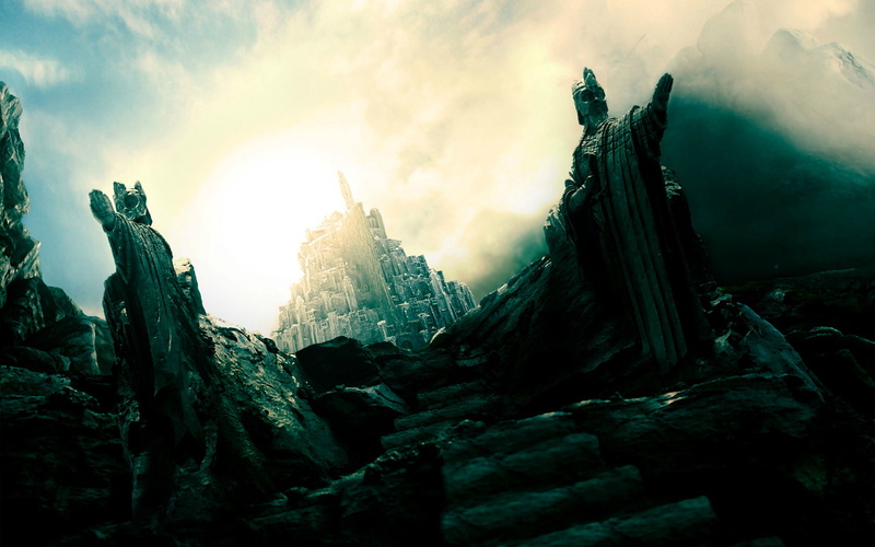 hd, 1080P, statue, the, lord, movies, rings