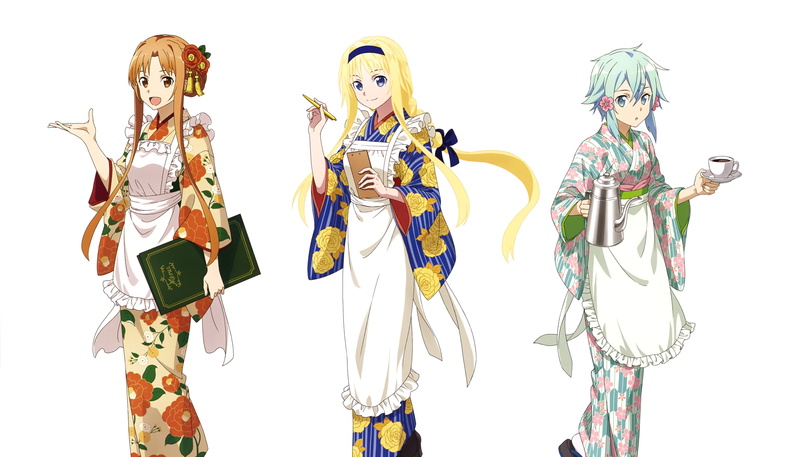 Sword Art Online: Alicization, Sinon (Sword Art Online), Sword Art Online, 4K, Alice Zuberg, Shino Asada, Asuna Yuuki