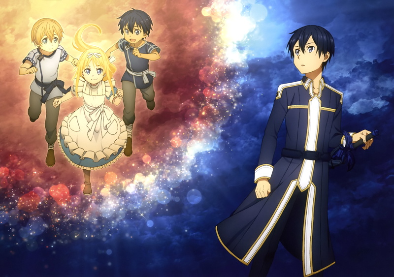 Sword Art Online, Kazuto Kirigaya, Sword Art Online: Alicization, 2K, Alice Zuberg, Eugeo (Sword Art Online), Kirito (Sword Art Online)