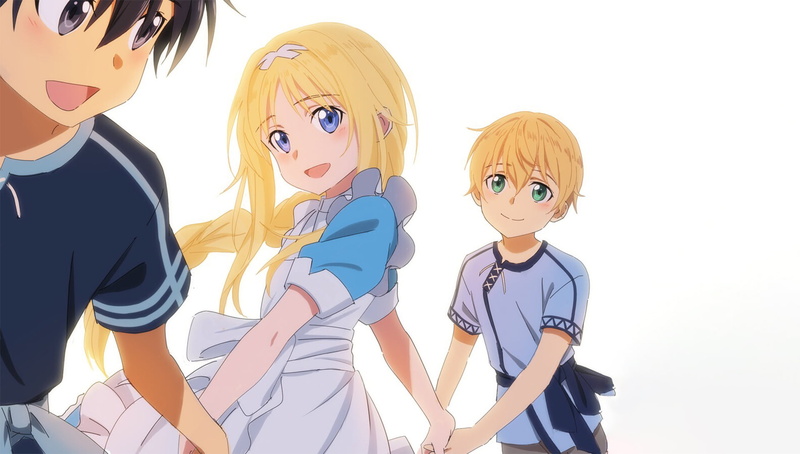 Sword Art Online, Alice Zuberg, Blonde, Kirito (Sword Art Online), Sword Art Online: Alicization, 1080P, Green Eyes, Blue Eyes, Eugeo (Sword Art Online