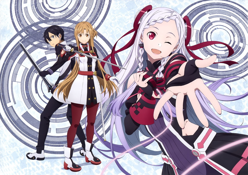 Sword Art Online Movie: Ordinal Scale, Asuna Yuuki, Sword Art Online, Yuna Shigemura, 2K, Kazuto Kirigaya
