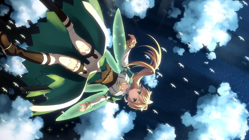day, 1080P, Sword Art Online, sky, leisure activity, cloud - sky, outdoors, swimming, lifestyles, adventure, sea, no people, low angle view, Kirigaya Suguha