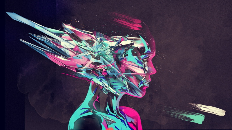 minimalism, models, px, hd, people, female, art, 2K, x, dark, colorful, 2560x1440 px