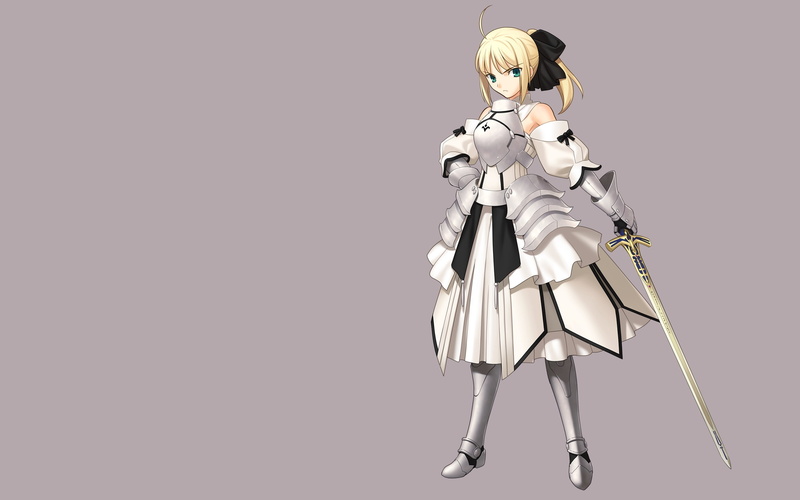 armor, swords, codes, lily, hd, fate, Fate Unlimited Codes, art, Fate/stay Night, saber, stay, series, unlimited, anime, Anime Girls, 2K, blondes, girls
