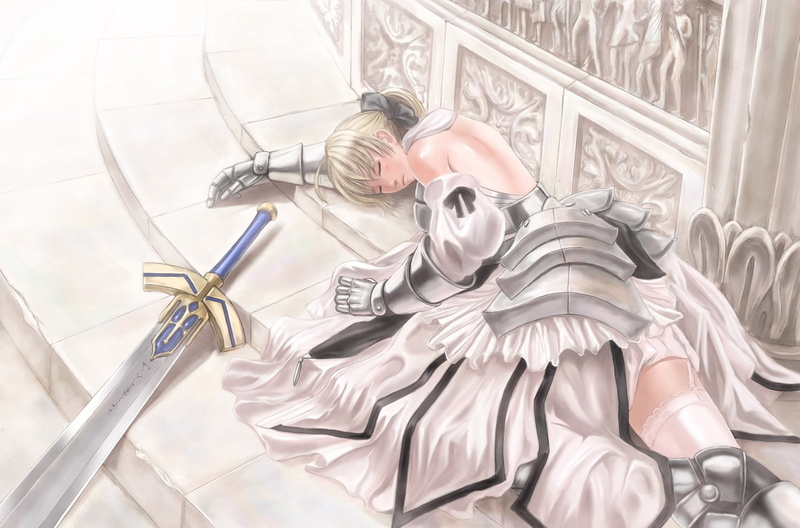 stay, lily, fatestay, 720P, hd, night, unlimited, anime, Fate/stay Night, series, fate, codes, saber, Fate Unlimited Codes, art