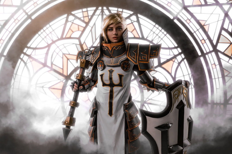 Crusader (Diablo III), Cosplay, Diablo III, 1080P, Women