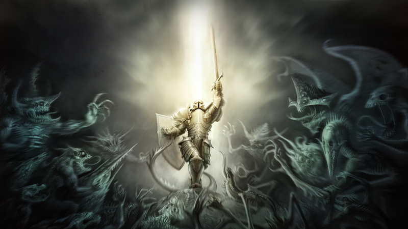 armor, crusader backgrounds, 4K, diablo 3, Download 3840x2160 Diablo 3