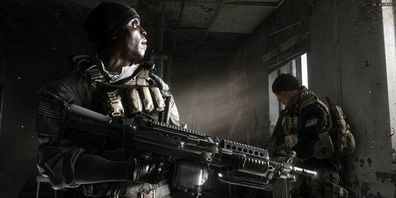 skill, Battlefield 4, waist up, day, Battlefield, military, government, adult, young adult, men, indoors, aggression, occupation, real people, two people