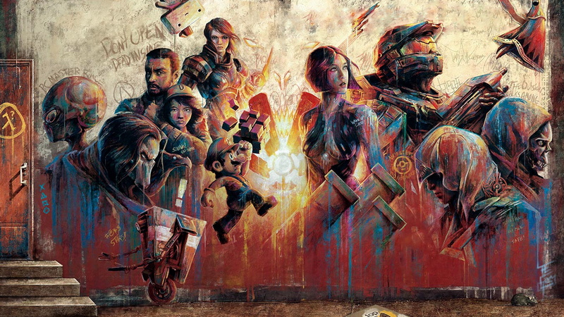 The Walking Dead, Halo 4, 2K, assassins creed, XCOM: Enemy Unknown, video games, Super Mario, Mass Effect