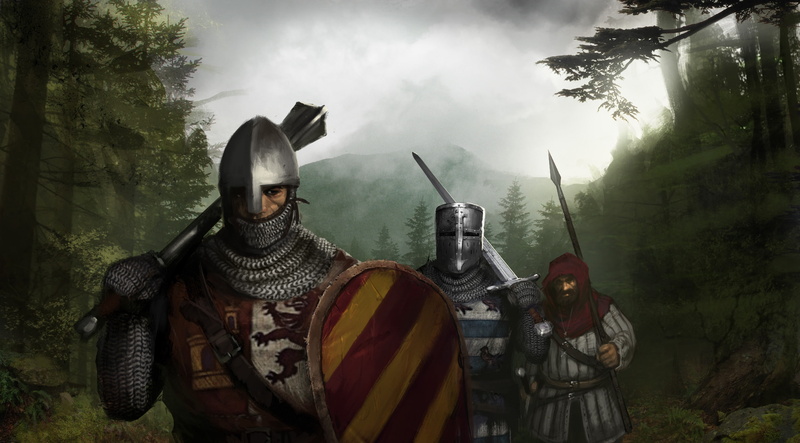 The middle ages, Shield, Sword, squire, Knights, Spear, Norman helmet, Multiblade Mace, Topfhelm, 2K, Mail
