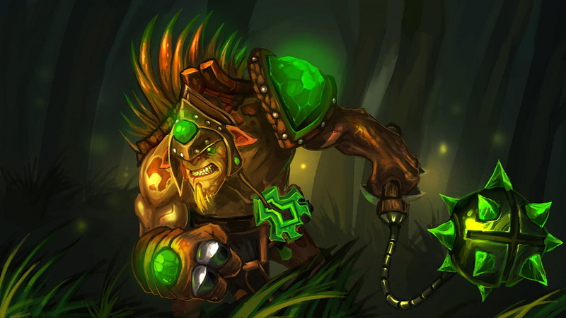 edition, mace, hd, weapon, chaingreen, bristleback, dota, 1080P, heroes
