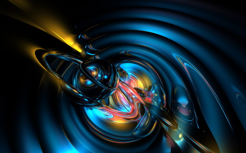 1080P, dark, rays, abstract, colorful, mechanism, background, dark background, colorful rays