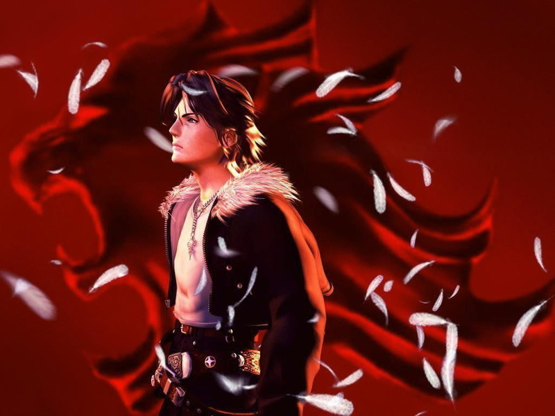 beautiful woman, indoors, Final Fantasy VIII, young adult, one person, looking up, squall, animal wildlife, waist up, arts culture and entertainment