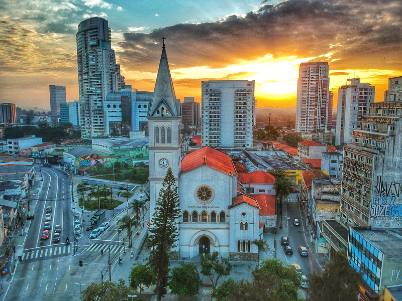 drone, são paulo, serjosoza, outdoors, pordosol, brazil, skyscraper, building exterior, 4K, tall - high, architecture, djispark, building, cloud - sky