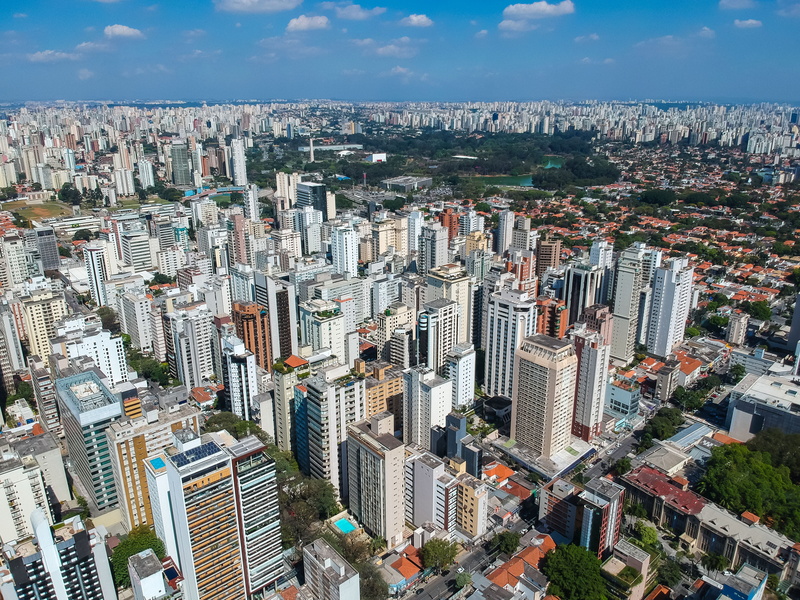 skyscraper, crowd, saopaulo, built structure, serjosoza, são paulo, cloud - sky, spark, residential district, outdoors, dji, sky, r. josé maria lisboa