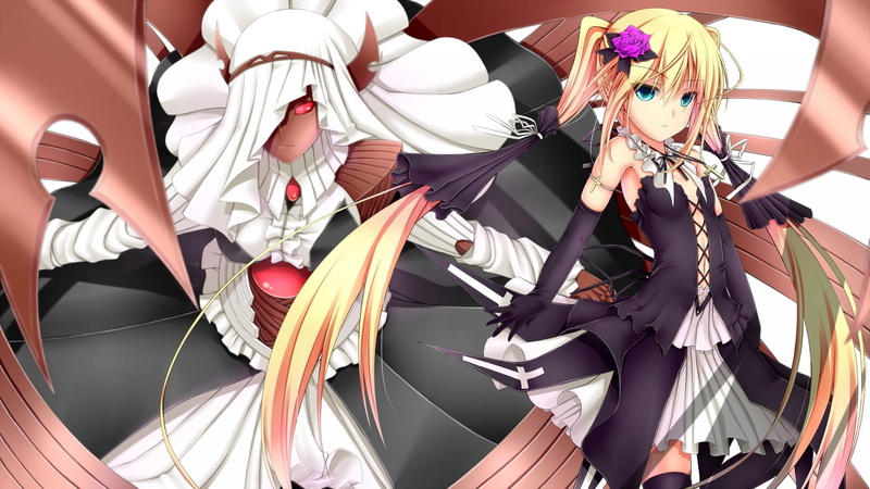 1080P, variation, lifestyles, large group of objects, close-up, adult, holding, group of people, original characters, girl, two, characters, tied up, women