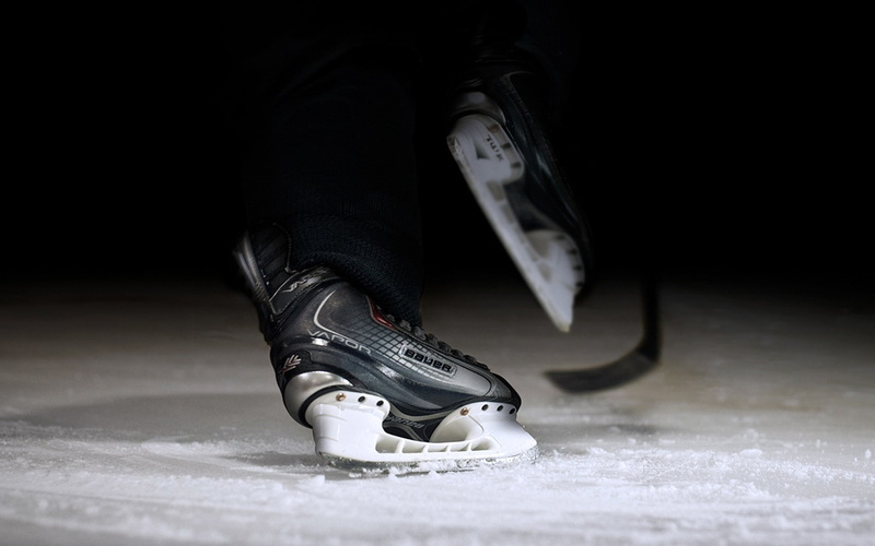ice, snow, human limb, winter, ice-skating, human foot, ice rink, human body part, human leg, limb, adult, indoors, ice skate, ice hockey hockey, body part