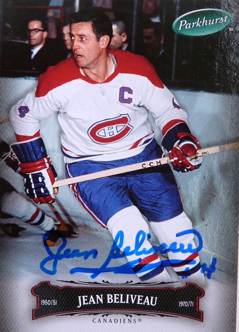 mid adult, Jean Béliveau, occupation, portrait, Hockey legends, sport, player, canadiens, front view, trading, ominous, card, mid adult men, clothing, emotion