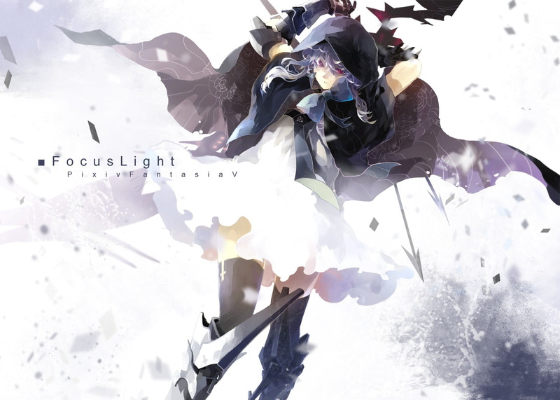 white color, anime, deep snow, beauty in nature, Pixiv Fantasia, covering, winter, snow, day, leisure activity, environment, sunlight, cold temperature